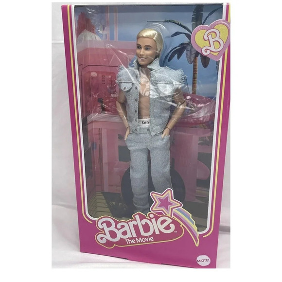 Barbie The Movie Ken Doll All-Denim Matching Set Ken Signature Underwear HRF27